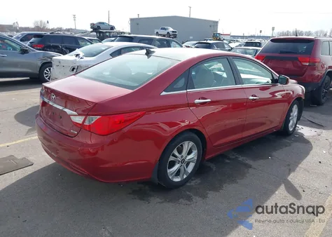 2013 Hyundai Sonata Limited z USA, uszkodzony, nr VIN 5NPEC4AC2DH572029